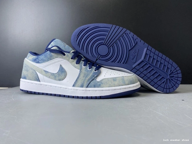 Reps LUCY 1 Air Denim Low Jordan Washed CZ8455-100 0704